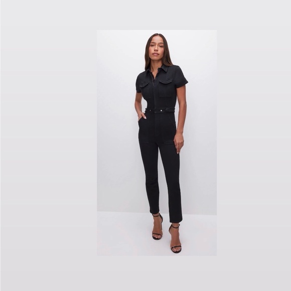 Good American Pants - Good American Fit for Success Black Jumpsuit